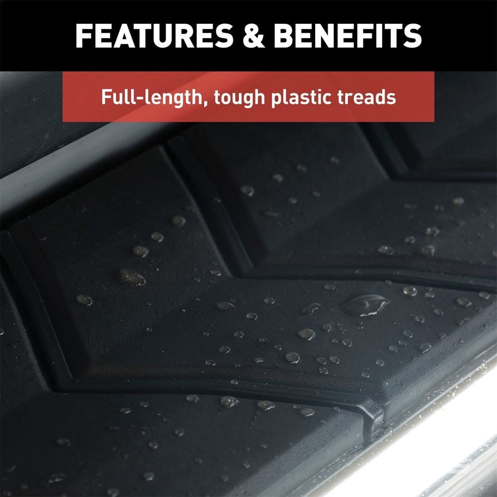 ARIES 2051870 AeroTread Running Boards Fits select: 2013-2019 FORD ESCAPE, 2008-2020 NISSAN ROGUE
