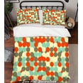 thumbnail image 1 of 3D Geometry Graphical Quilt Cover Set Bedding Set Pillowcasesn 93, 1 of 2