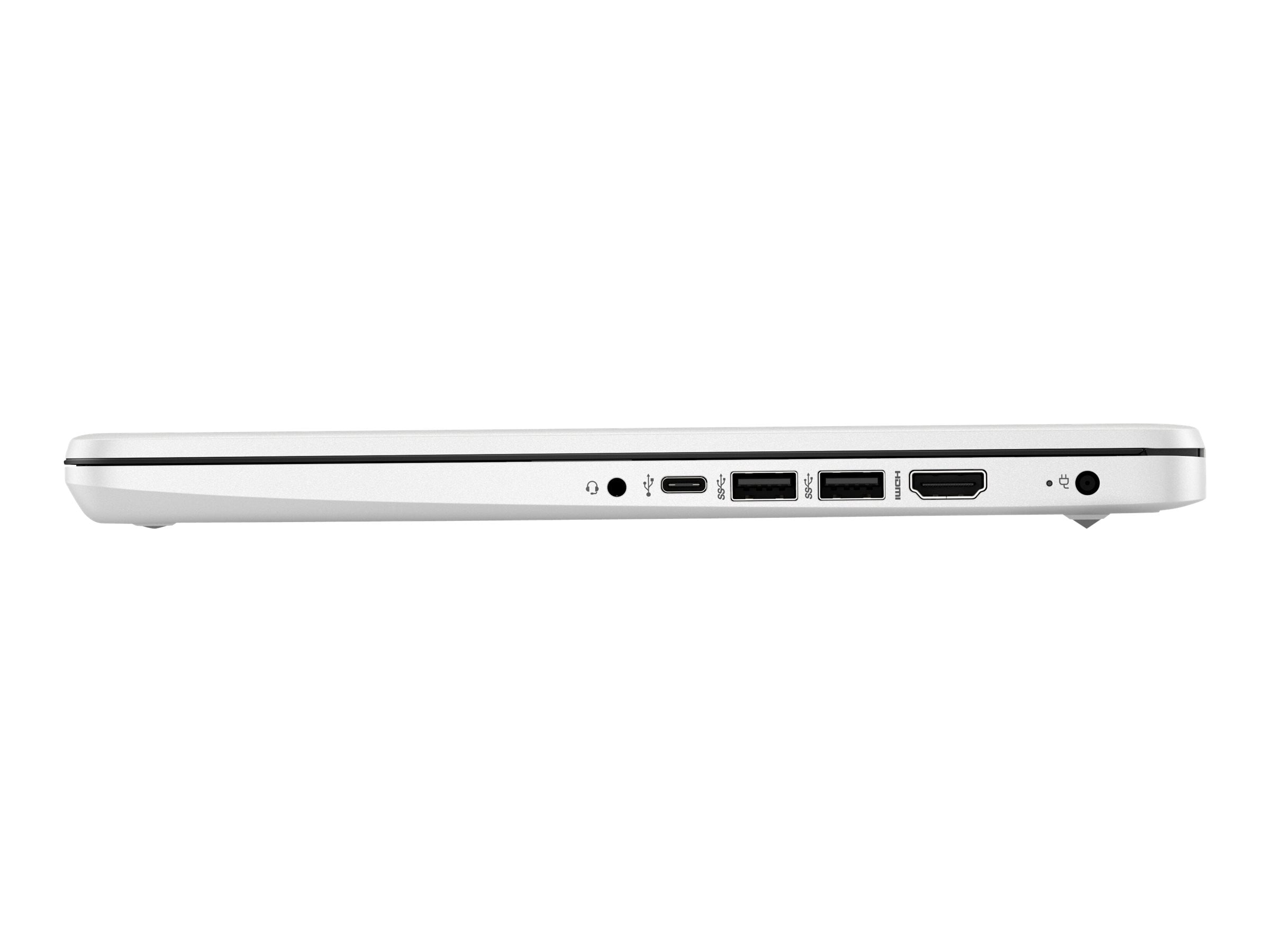 HP 14-dq0032dx 14" HD Notebook Computer, Intel Celeron N4020 1.1GHz, 4GB RAM, 64GB eMMC Flash Memory, Windows 11 Home S Mode, Snowflake White
