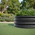 thumbnail image 4 of 2PCS Round Raised Garedn Bed,11.4” Tall Metal Raised Beds,Outdoor Garden Raised Planter Box Vegetables and Flowers,Black, 4 of 7