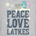 thumbnail image 2 of Junior's Care Bears Hanukkah Peace Love Latkes  Graphic T-Shirt, 2 of 4