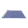 thumbnail image 2 of Ahgly Company Machine Washable Indoor Rectangle Abstract Blue Contemporary Area Rugs, 2' x 3', 2 of 4