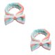 thumbnail image 1 of Qarigey Diademas Lazo Nudo Estiramiento Anudado ancho Envoltura Accesorios para el cabello Diadema para de cara Maquillaje Yoga Verde rosa raya Raya rosa verde 2piezas Qarigey CBP387200, 1 of 5