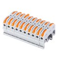 thumbnail image 2 of 10pcs PCT, 211 Rail Type Wire Connector 0.2, 4mm Press Fast Wiring Terminal Block, Suitable  and Enthusiasts, Fast and Safe Connections with PC Housing Material,, 2 of 7