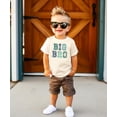 thumbnail image 3 of Cute Big Bro Shirt for Boys Blue and Green Letter Big Brother Sibling T-Shirt Natural Shirt 18 Months, 3 of 5