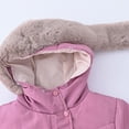 thumbnail image 4 of Baby Boys Girls Winter Coat,Little Boys Girls Puffer Coat With Mid-length Hoods Thicken Windproof Zipper Warm Outwear For Kids Child Winter Coat, 4 of 7