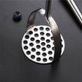 thumbnail image 4 of WQQZJJ Kitchen Gadgets Kitchen Essentials Kitchen Utensils Potato Puree Cooking Utensils, Stainless Steel Integrated, Dishwasher Safe - Heavy-duty Potato Puree Kitchen Tools For Beans, Avocados, Etc, 4 of 6