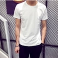 thumbnail image 2 of Men Cotton T-Shirt Loose Oversize Tshirt Casual Breathable Short Sleeve, 2 of 8