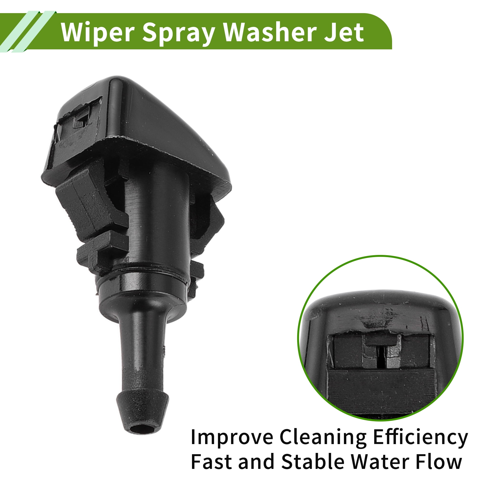 Unique Bargains Windshield Washer Nozzle for Mitsubishi Eclipse 2006-2012 1 Set