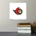 thumbnail image 4 of Gallery Pops NHL Ottawa Senators - Primary Logo Mark Wall Art, Unframed Version, 12" x 12", 4 of 5