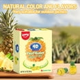 thumbnail image 3 of Amos 4D Gummy Pineapple Burst No-Sodium Fruit Snacks Natural Flavored 1 Pack 8.47oz, 3 of 7