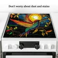 thumbnail image 3 of Silicone Stove Mat for Glass Top Stove, Stained Glass Style Colorful Hummingbird Electric Stove Cover Mat, 28 x 20 Inch Heat - Resistant Gas Gtove Burner Covers Glass Stove Top Protector, 3 of 4