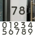 thumbnail image 1 of Acrylic Number Plates | 10CM Modern Decor Signs with 3D Effect | Sleek Black Color for Wall Art | Self-Adhesive Backing for Easy Installation | Set of 1, 1 of 3