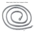 thumbnail image 6 of K-KED Mens Retro Moon Petal Pendant for 24" Stainless Steel Link Chain Necklace Womens, 6 of 6