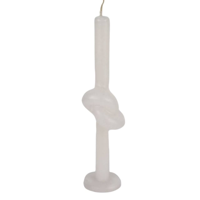 Vela De Nudo Deshacedor Ritualizado Para Todo Trabajo (Blanco)