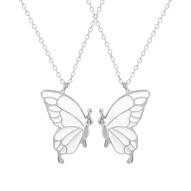 collares con colgante de mariposa a la moda, cadena de clavícula, regalo especial para mujeres y hombres, gargantilla de cadena fina, collar, accesorios de joyería Gao Jinjia LED
