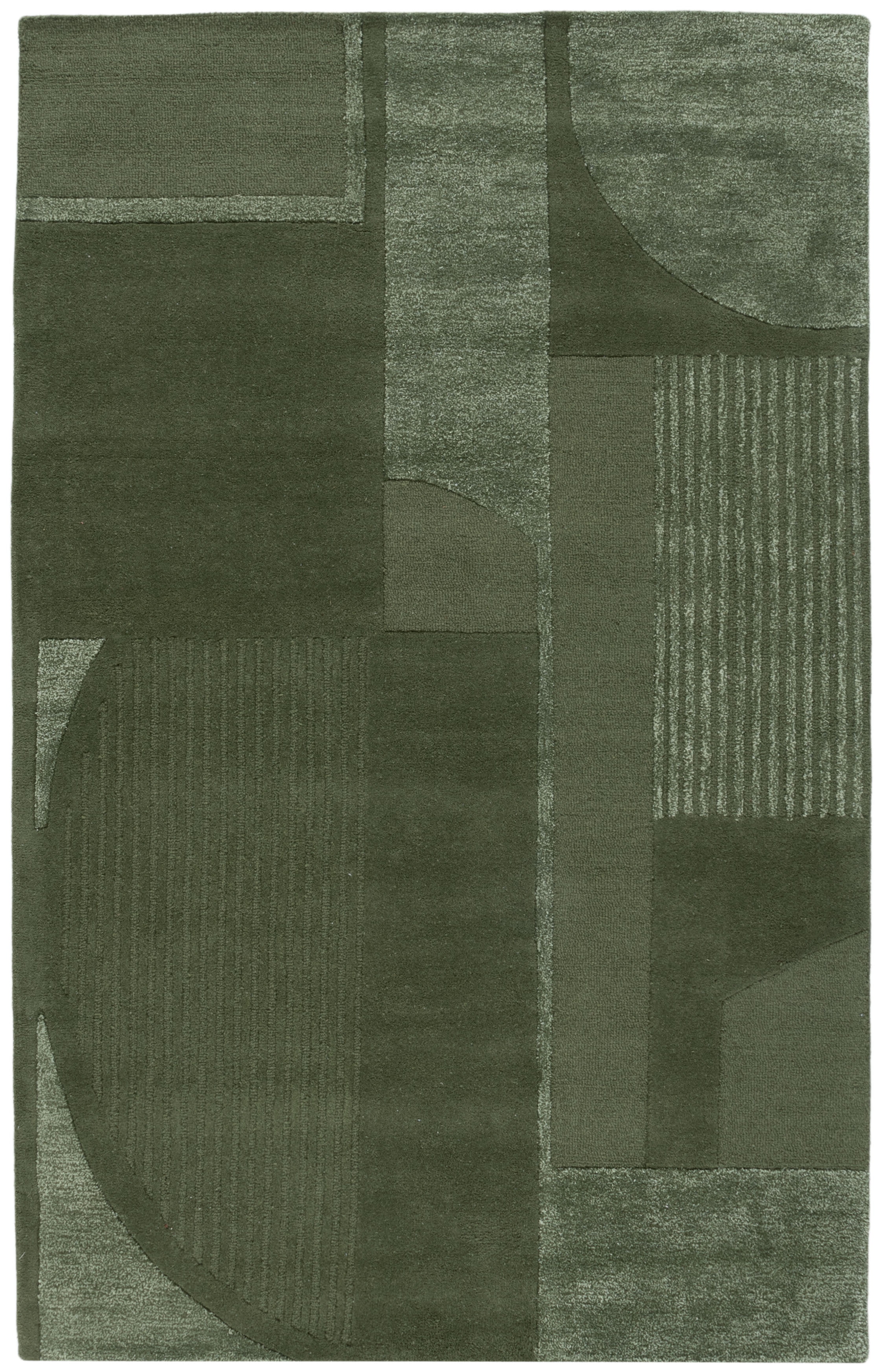 Safavieh Fifth Avenue Einri Geometric Area Rug, Green, 4' x 6'