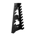 thumbnail image 1 of Black Red Plastic Wrench Organizer Tray Sockets Storage Tools Rack Sorter Standard Spanner Holders Wrench Holder black, 1 of 6