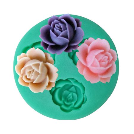 

Sunjoy Tech Baking Mold Flexible Food Grade 3D Romantic Fondant Cookie Silicone Mold Kitchen Supplies - 1PC