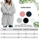 thumbnail image 2 of Chaqueta con capucha para mujer, abrigo de gran tamaño, chaqueta de felpa de invierno, abrigo de invierno de manga larga, cárdigan cálido, sudadera con capucha, cárdigan con bolsillos,, 2 of 6