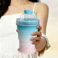 thumbnail image 5 of 340Ml Collapsible Ice Hockey Cup, Mohdy Silica Gel Kitchen Cups, 2 In 1 Silicone Ice Maker Cup Foldable Ice Cup With And Lid Leakproof Travel Tumbler For Camping Summer Cold Drinks, 1 340Ml, 5 of 9
