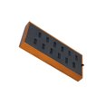 thumbnail image 1 of fastboy Tray Jewelry Display Wood Ring Organizer Earrings Necklaces Storage Package Box Bracelet Rectangle Showcase Present Gray 49 Ring, 1 of 8