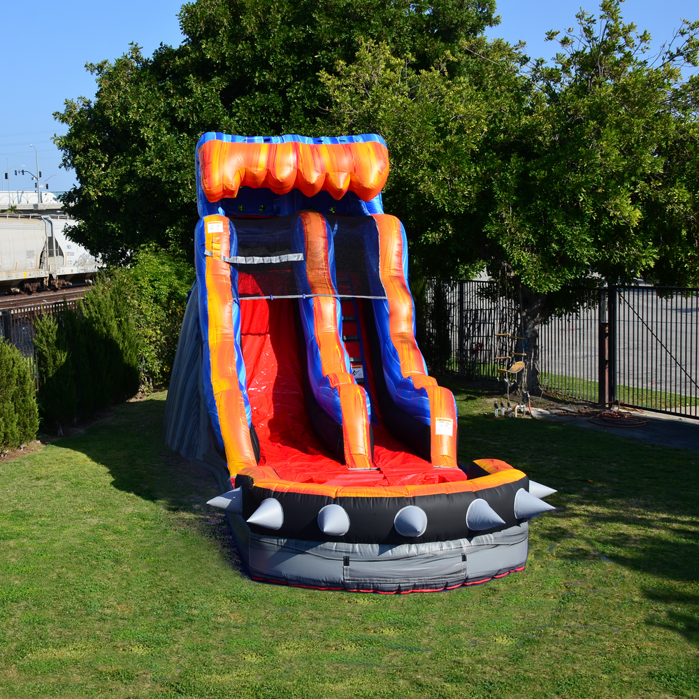 JumpOrange Commercial Grade Water Slide for Kids and Adults (with Blower), Rocker Theme