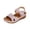 Pink, variant on Homesteed Women's Roman Sandals Casual Summer Open Toe Wedge Platform Shoes Elastic Buckle Hollow Out Comfortable Walking Outdoor Sandals White