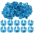 thumbnail image 1 of Blue Plastic Pigeon Leg Rings for Identification Suitable for Various Birds Durable and Compact 100Pcs, 1 of 8