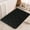 1PC-Black, variant on 4PCs Solid Color Bathroom Rug Set Super Soft Non Slip Bathtub Carpet Absorbent Bath Mat, Bathroom Carpet, Plush Bath Mat for Bathroom, Easier To Dry