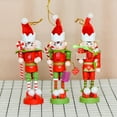 thumbnail image 5 of 3 Pcs Nutcracker Soldier Ornaments - Puppet Soldier Pendants 5.1" Christmas Statue | Christmas Decorations Ornaments | Nutcracker Children's Suitable for Holiday Indoor Party Desktop, 5 of 7