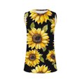 thumbnail image 4 of Snorda Débardeurs pour Femmes Grande Taille Mode Féminine Décontractée Été Imprimé Sans Manches Col Rond Haut Blouse Débardeur P-5TG, 4 of 5