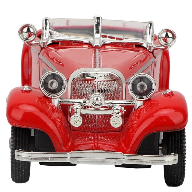 Vintage Child Kid High Simulation Sound Light Pull Back Car Toy Alloy Vehicle for Early Education