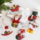 thumbnail image 4 of Retro Painted Santa Claus Christmas Decoration Iron Pendants Ornaments for Christmas Tree Hang Toys New Year Decor Kid Gift, 4 of 5