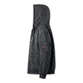 thumbnail image 5 of FENGYOU Mens Heavyweight Fleece Lined Zip Up Hoodie Loose Fit Hooded Sweatshirt Multi Pocket Casual Jacket Outerwear Dark Gray L, 5 of 7