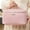 Pink, variant on SPOORYYO Travel Cosmetic Bags Barrel Makeup Bag Stay Organized with Foldable Makeup Cases