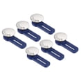 thumbnail image 1 of Unique Bargains Waist Extender Buckle Retractable Style Jeans Button Pins Pants Waistband Button Tighten Silver 6 Pack, 1 of 5