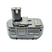 RYOBI ONE+ 18V 4.0 Ah Power Tool Battery, 2 Pack