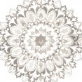 thumbnail image 2 of Nai, Danhui 12x12 White Modern Wood Framed Museum Art Print Titled - Mandala Delight II Neutral Crop, 2 of 4