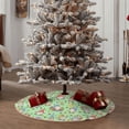 thumbnail image 5 of Daiia Spring Gnomes Drawing Merry Christmas Tree Skirt , Xmas Large Lace-up Tree Skirt, Santa Snowflakes Rustic Home Decorations New Year Party Farmhouse Decor-30", 5 of 7