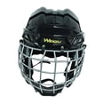 thumbnail image 3 of Casco de hockey Casco de patinaje sobre hielo Casco de hockey sobre hielo Negro Casco de hockey ajustable Casco de patinaje sobre ruedas para partidos M, 3 of 8