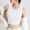 White, variant on TMOYZQ Women's Crop Tank Tops Seamless Ribbed High Neck Sports Bra with Padded Yoga Tank Tops Fitness Workout Running Crop Tops