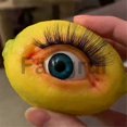 thumbnail image 5 of For The All Seeing Fruit Resin Statue With Eyes Statue Desktop Decore, 5 of 5