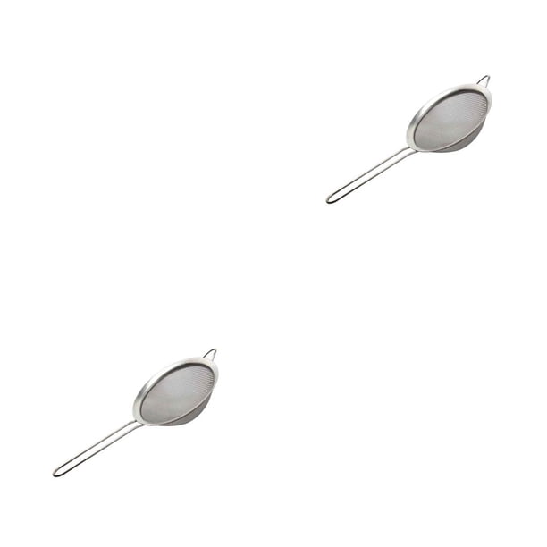 Yuarrent Colador de cocina para el hogar, filtro, filtro de lixiviación, herramienta de percolador, malla de alambre de acero inoxidable, tamiz de 10cm 2piezas Yuarrent CBP019216