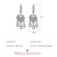 thumbnail image 3 of Teissuly Fashion Eardrop Women's Chinese Wind Bell Earrings Temperament Jewelry, 3 of 7