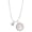 Silver, variant on Silvertone Skull with Clear Crystals To the World You are a Mother Locket Necklace
