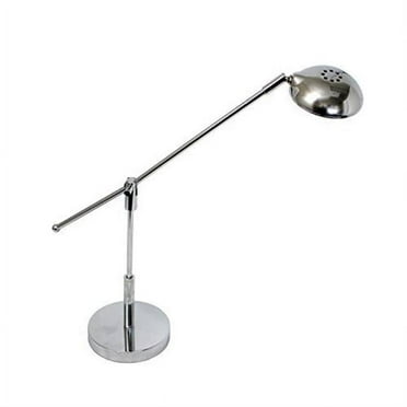 Simple Designs 3W Balance Arm LED Desk Lamp with Swivel Head, Chrome
