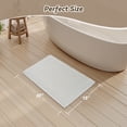 thumbnail image 5 of SIXHOME Bathroom Rugs Waffle Bath Rug Super Soft Absorbent Non Slip Bath Mat Beside Tub Rubber Backed Machine Washable Bathroom Rugs with Tassels Boho Bathroom Decor 18" x 30", 5 of 7