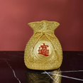 thumbnail image 2 of Xingzhi Creative Flower Vase Home Decor Money Bag Shape Party Resin Craft Bank S, 2 of 9