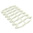 thumbnail image 2 of BUYISI Silicone Roasting Racks Easy-Clean Cooling Rack For Cooking Baking Rice White, 2 of 5